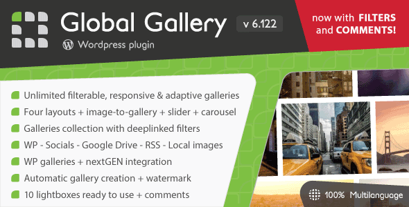 Global Gallery - Wordpress Responsive Gallery - CodeCanyon Item for Sale