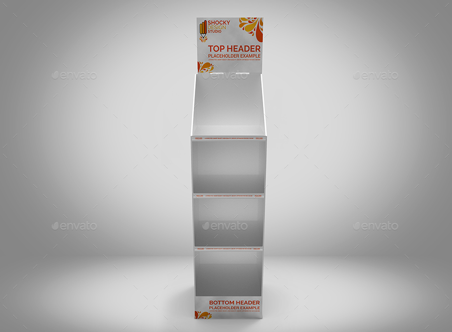 Download Promotional Store Shelf Stand Mockup By Shockydesign Graphicriver