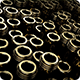 Golden Tubes Field Background - VideoHive Item for Sale