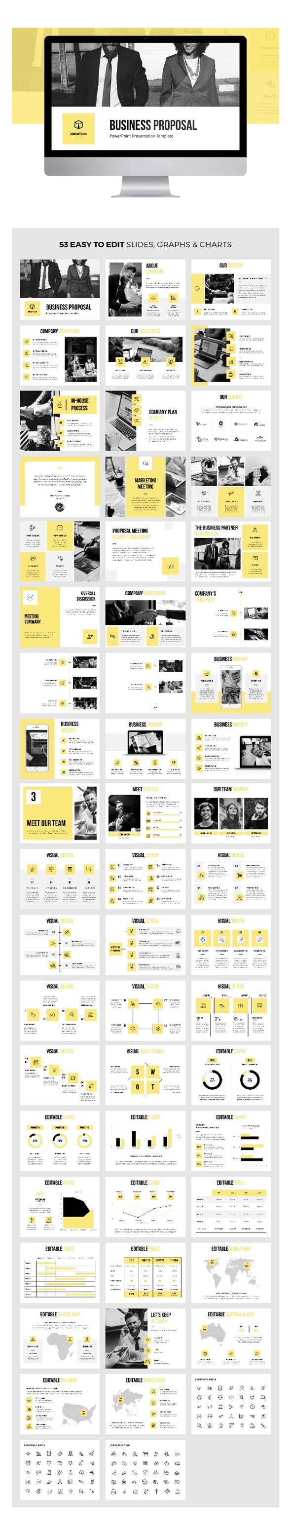 Business Proposal PPT Template - Creative PowerPoint Templates