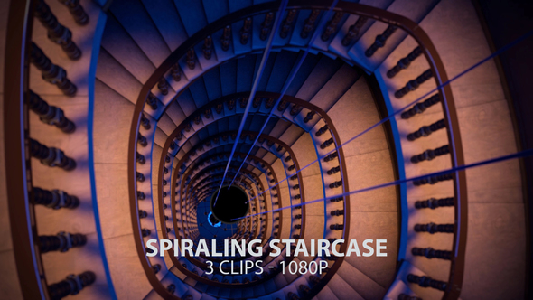 Declining Spiraling Staircase
