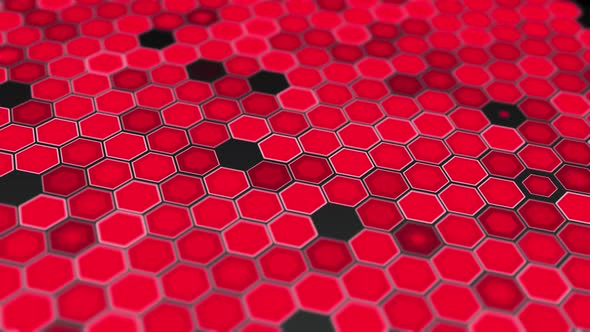 Hexagonal Background Red alt