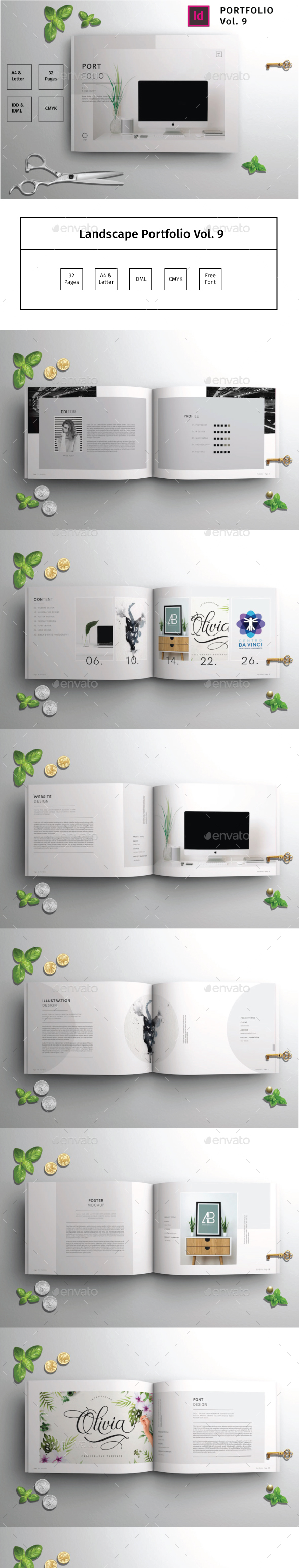 Landscape Portfolio Vol.9 - Portfolio Brochures