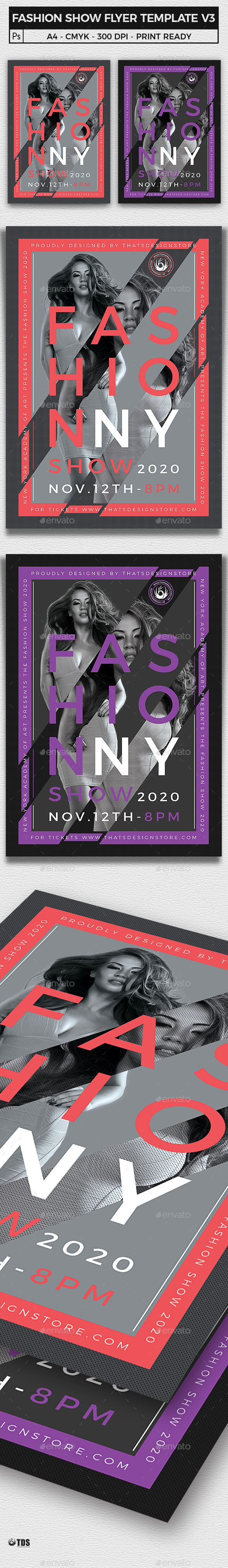 Fashion Show Flyer Template V3 - Miscellaneous Events