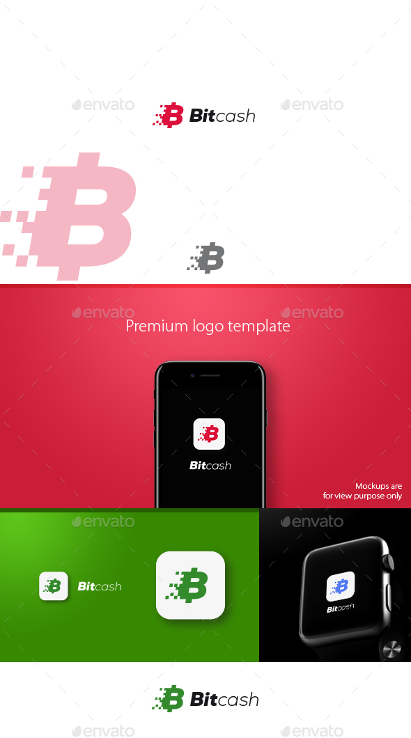 Bitcash Logo - Symbols Logo Templates