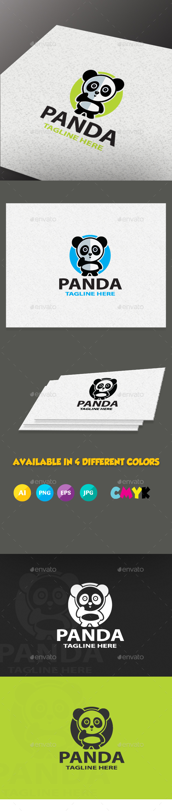 Panda Logo Templates - Animals Logo Templates
