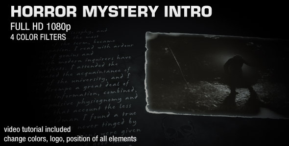 Horror Mystery Intro - VideoHive 2115858