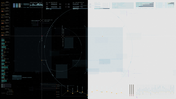 Hi Tech User Interface Head Up Display Screen Background 02 alt