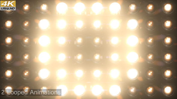 Floodlights Flash Lights 4K, Motion Graphics | VideoHive