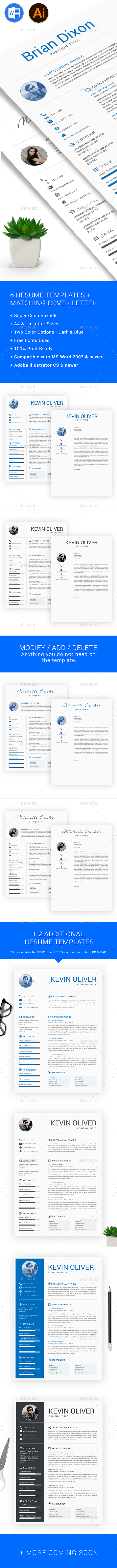 Minimal Resume Template - Resumes Stationery