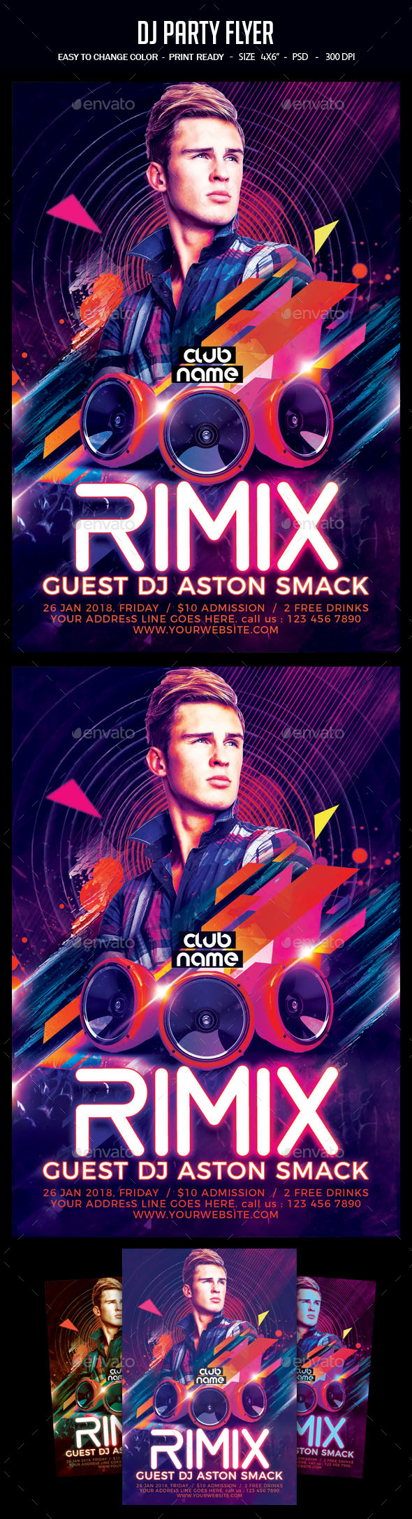 Dj Party Flyer - Clubs & Parties Events