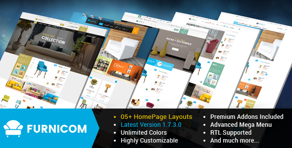 Furnicom - Responsive PrestaShop 1.7 Furniture Theme - Shopping PrestaShop