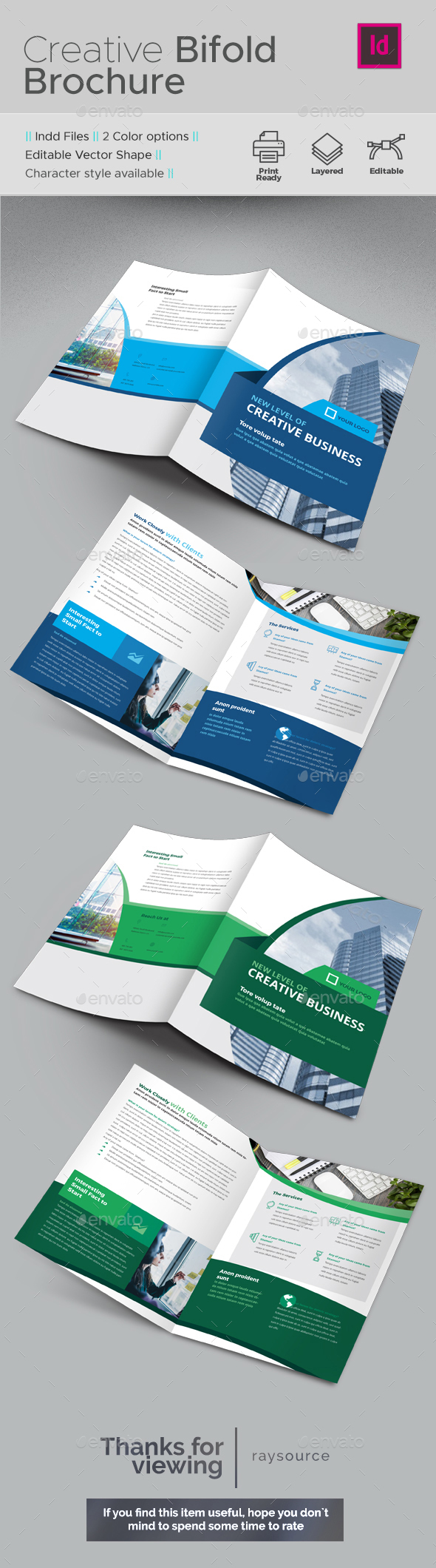 Creative Bifold Brochure - Brochures Print Templates