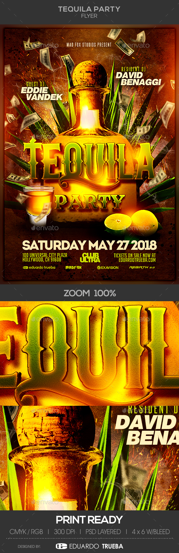 Tequila Party Flyer - Clubs & Parties Events