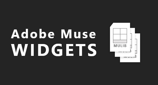 Adobe Muse widgets
