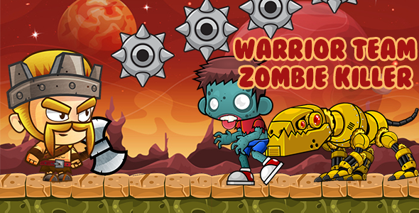 Team warrior-zombie killer -eclipse ,android studio and buildbox file with admob share and review - CodeCanyon Item for Sale