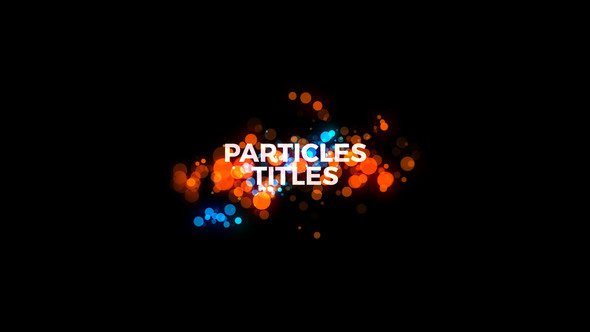 Particles Titles For Premiere Pro