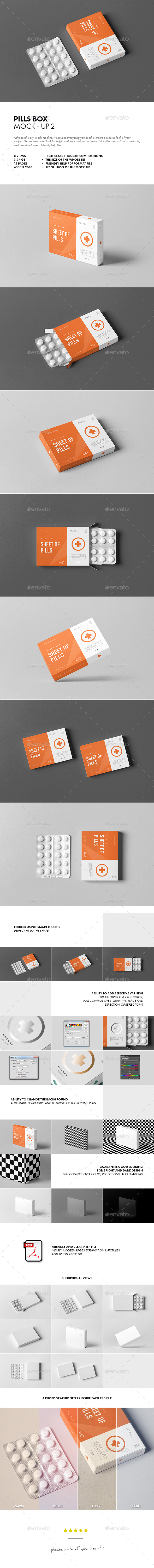 Pills Box Mock-up 2 - Miscellaneous Packaging