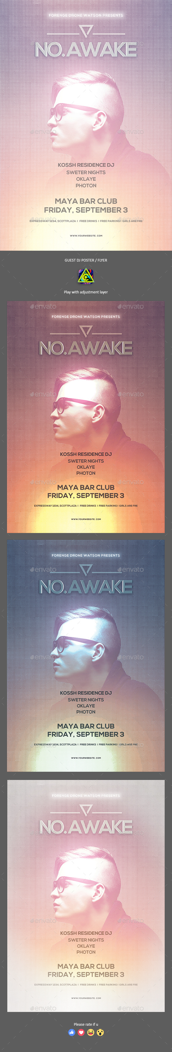 Artist Poster / Flyer - Clubs & Parties Events