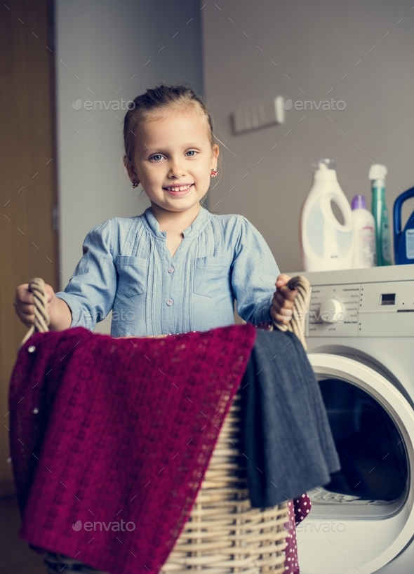 Kid helping house chores Stock Photo by Rawpixel | PhotoDune