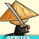 Samurai Character Sprites O4, Game Assets | GraphicRiver