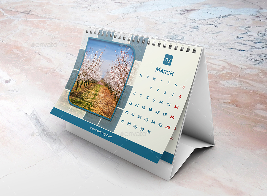 2017 Desktop Calendar By Shockydesign Graphicriver