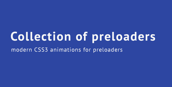 Collection of Preloaders - CodeCanyon 8495866