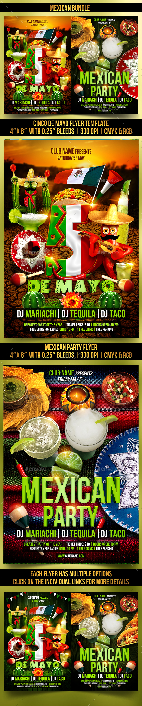 Mexican Bundle - Clubs & Parties Events