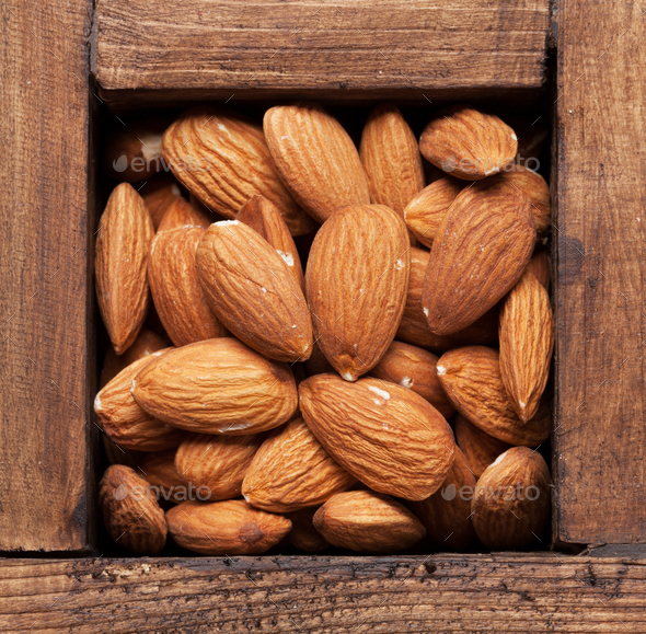 Almonds nuts Stock Photo by karandaev | PhotoDune
