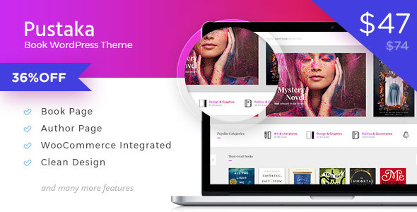 Pustaka - WooCommerce Theme For Book Store - WooCommerce eCommerce