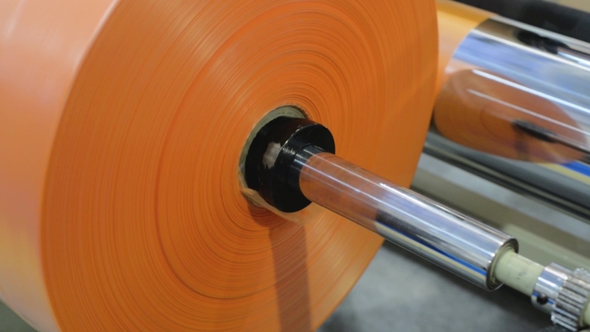 Polymer Plastic Bags Manufactured Roll