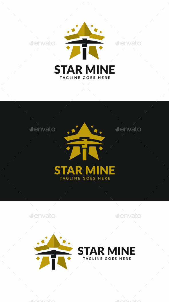 Star Mining - Objects Logo Templates