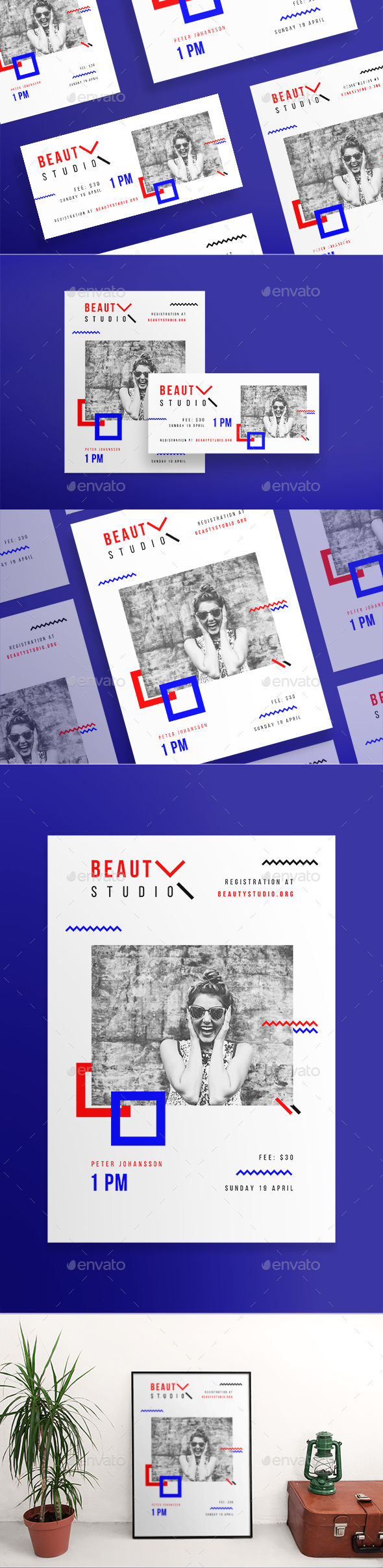 Beauty Studio Flyers - Miscellaneous Events