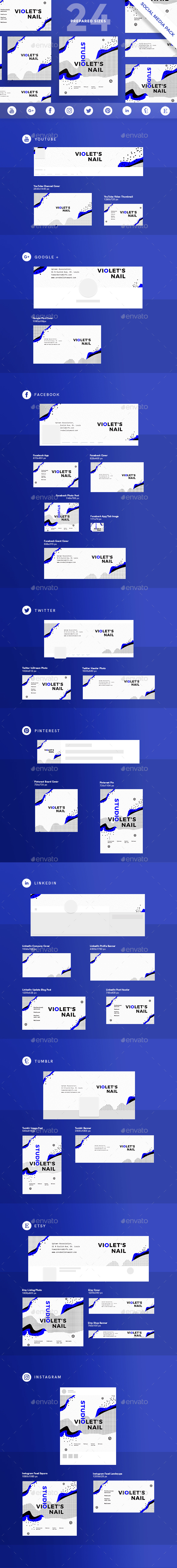 Nail Studio Social Media Pack - Miscellaneous Social Media
