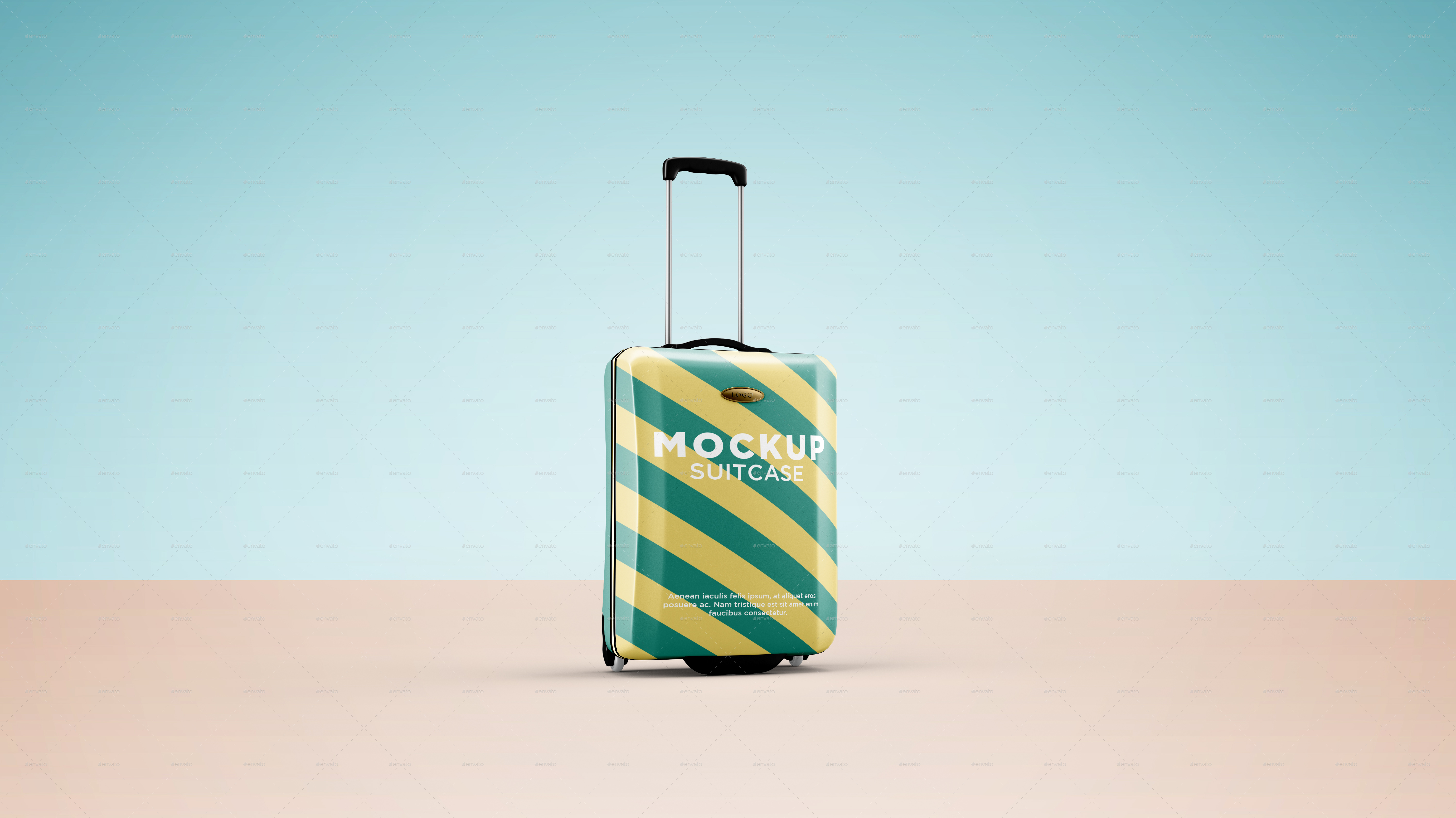 Download Suitcase Bag Mockup by graphicdesigno | GraphicRiver