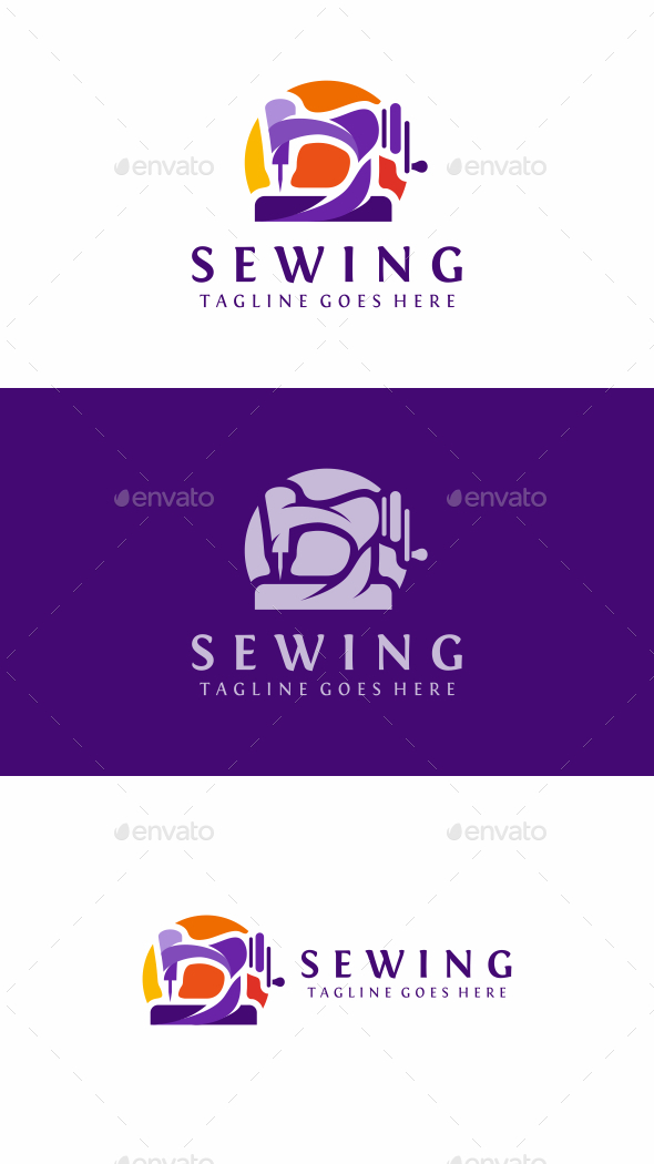 Sewing - Objects Logo Templates