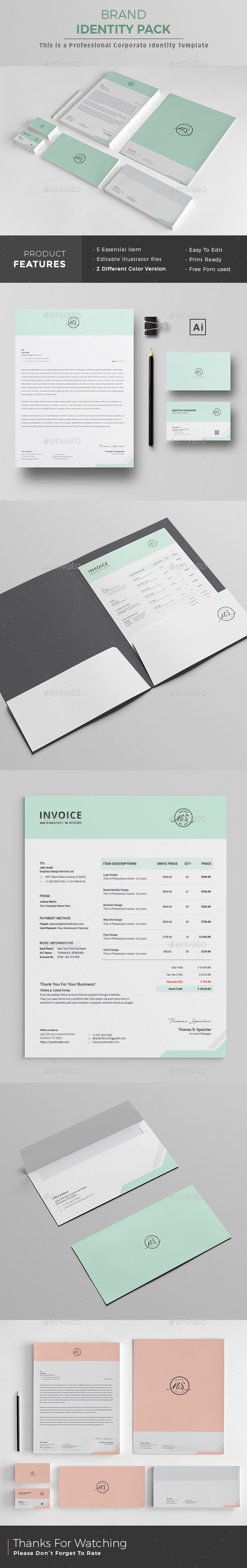 Corporate Identity - Stationery Print Templates