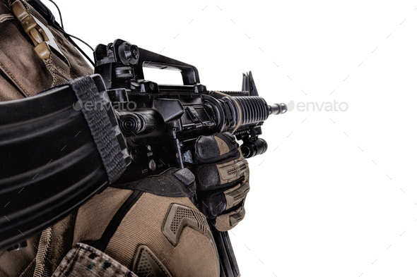 US Marine Soldier - Stock Photo - Images