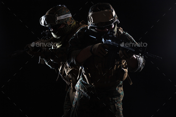 US Marine Soldier - Stock Photo - Images