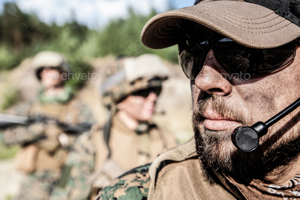 US Marine Soldier - Stock Photo - Images