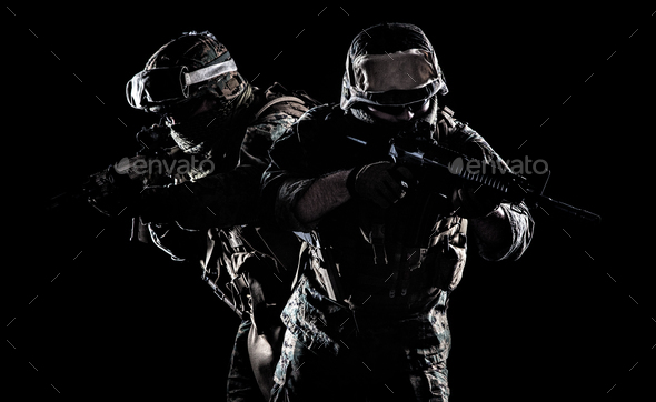 US Marine Soldier - Stock Photo - Images