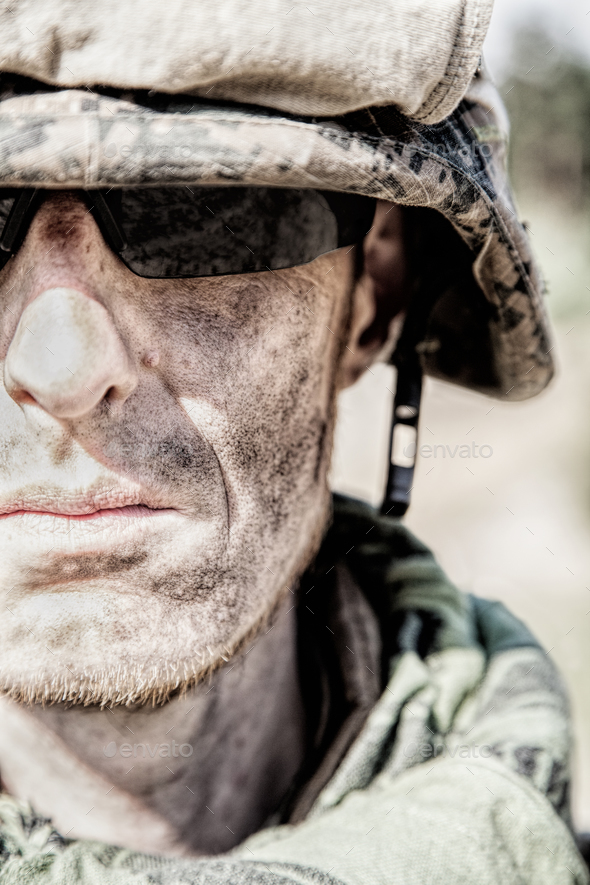 US Marine badass - Stock Photo - Images