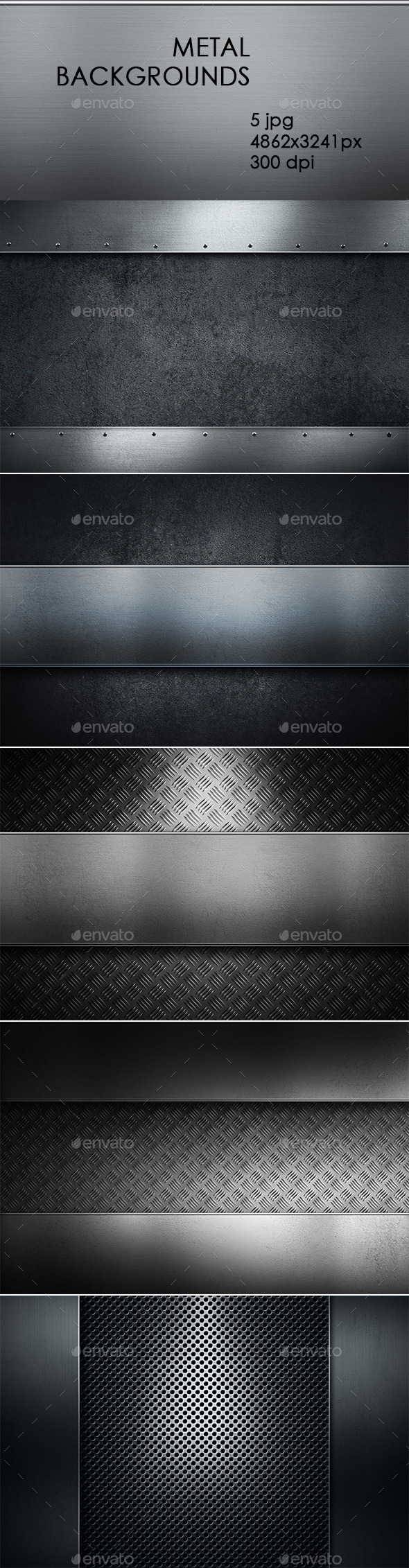 Metal Backgrounds - Abstract Backgrounds