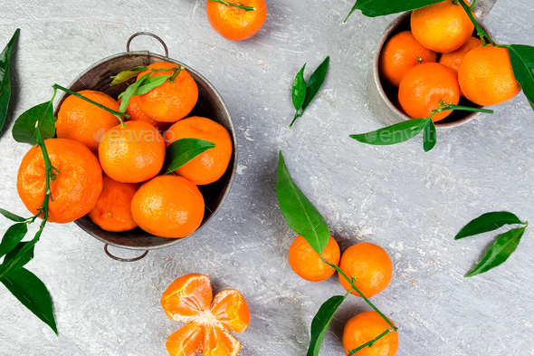 Tangerines background. Delicious and beautiful Citrus. - Stock Photo - Images