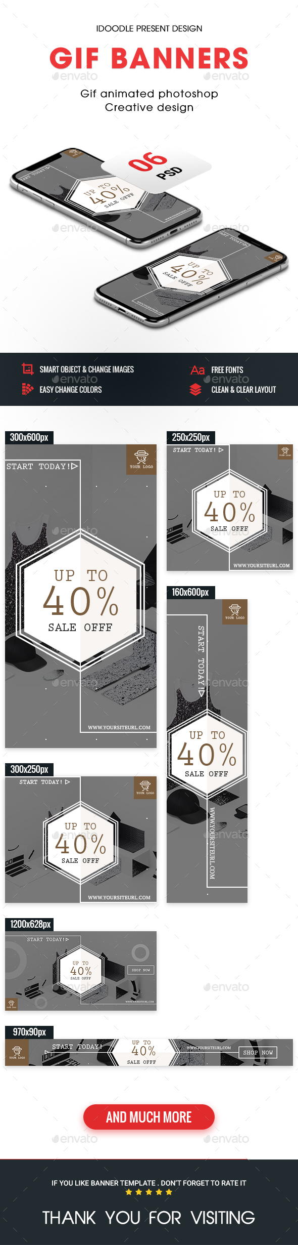 Animated GIF Banner Ads - Shopping Banners Ad - Banners & Ads Web Elements