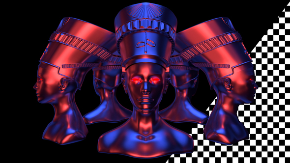 Nefertiti Heads VJ Loop alt