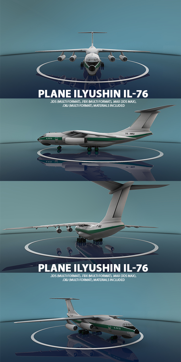 Ilyushin Il-76 Plane - 3Docean 21775672