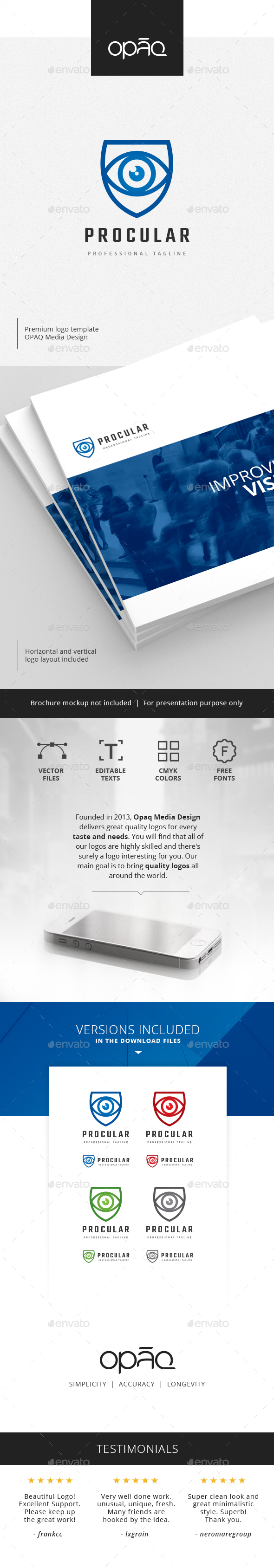 Vision Protection Logo - Symbols Logo Templates