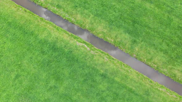 Aerial View Of Grass Texture