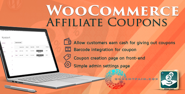 WooCommerce Affiliates Coupon - CodeCanyon 21776982